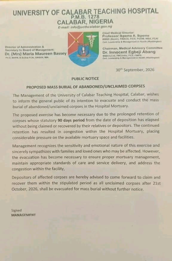 UCTH Disclaimer